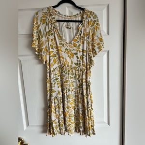 Anthropologie mini dress. Size large